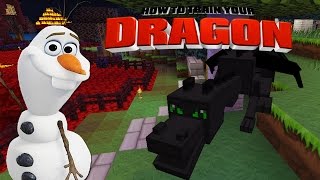 Minecraft - HOW TO TRAIN YOUR DRAGON - Golden Dragon Egg 